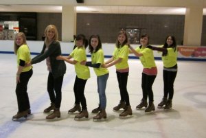 Jr Lakers Dance Team: ice-skate outing and lloyd center promotional video film day